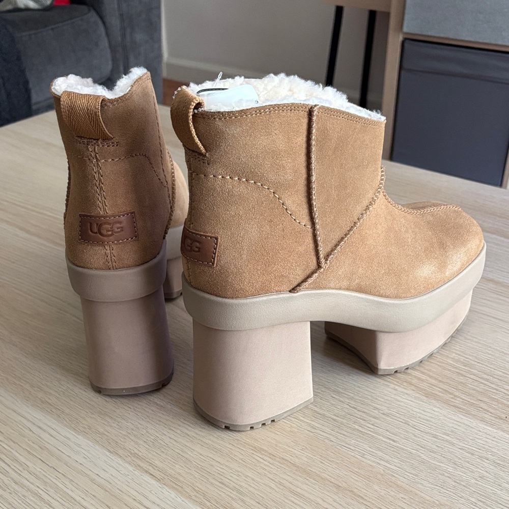 UGG Women's Brown Heeled Boots